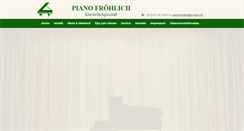 Desktop Screenshot of pianofroehlich.de